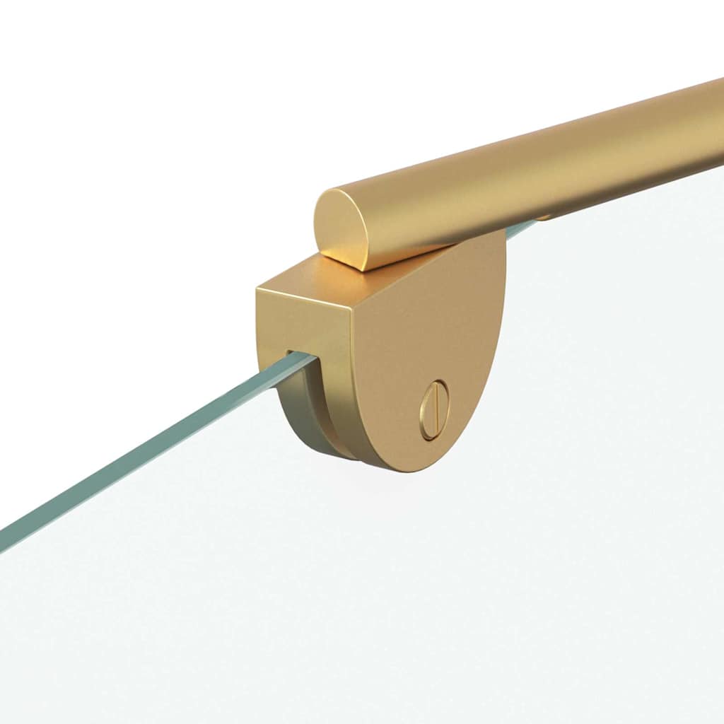 Bad-Duschschirm Gold 120 x 68 x 130 cm