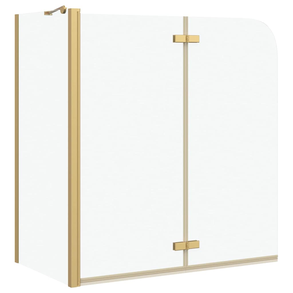Bad-Duschschirm Gold 120 x 68 x 130 cm