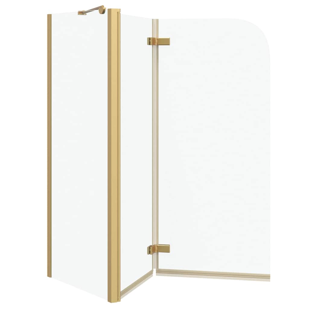 Bad-Duschschirm Gold 120 x 68 x 130 cm