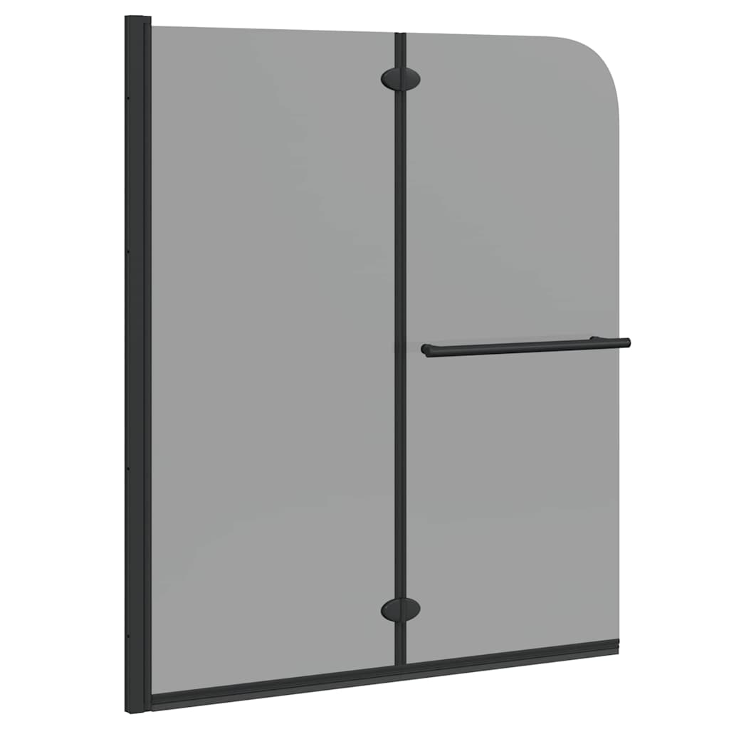 Duschabtrennung Dunkel transparent 120 x 140 cm