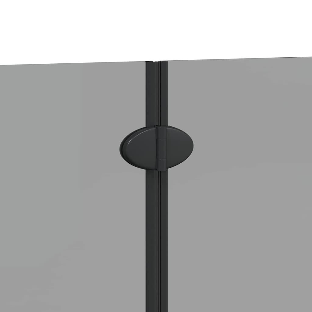 Duschabtrennung Dunkel transparent 120 x 140 cm