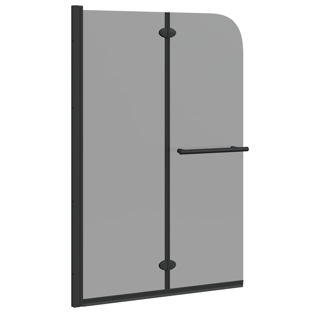 Duschabtrennung Dunkel transparent 120 x 140 cm