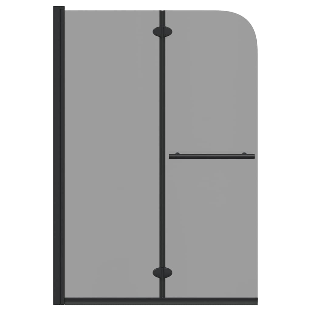 Duschabtrennung Dunkel transparent 120 x 140 cm