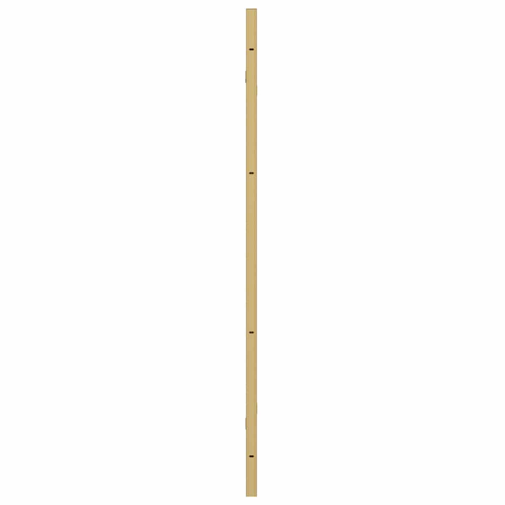 Faltbare Duschkabine Gold 130 x 138 cm ESG-Glas und Aluminium