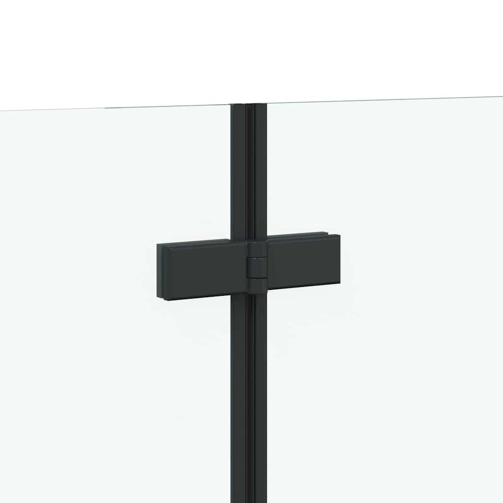 Badabtrennung Geometrisch Schwarz 120 x 67 x 129 cm