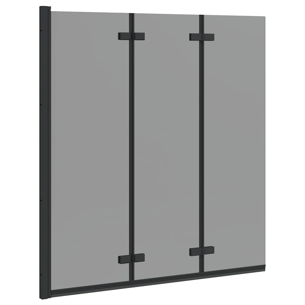 Faltbare Duschkabine Schwarz 130 x 138 cm