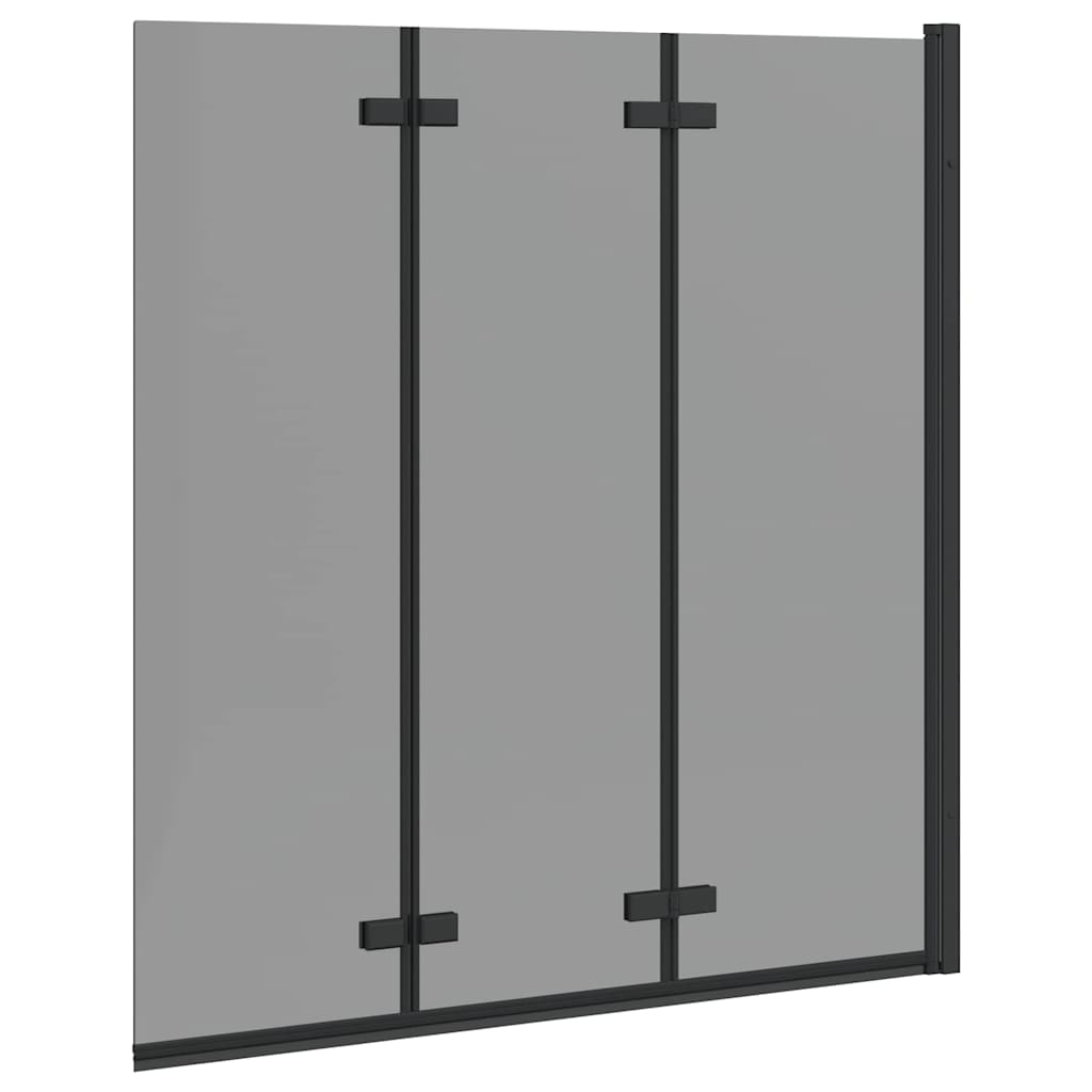 Faltbare Duschkabine Schwarz 130 x 138 cm