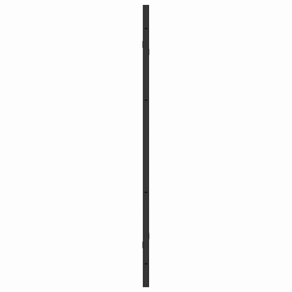 Faltbare Duschkabine Schwarz 130 x 138 cm