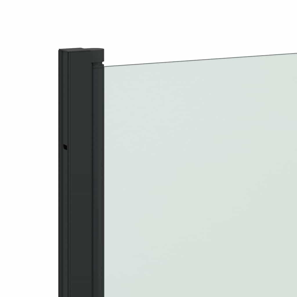 Faltbare Duschkabine Schwarz 130 x 138 cm