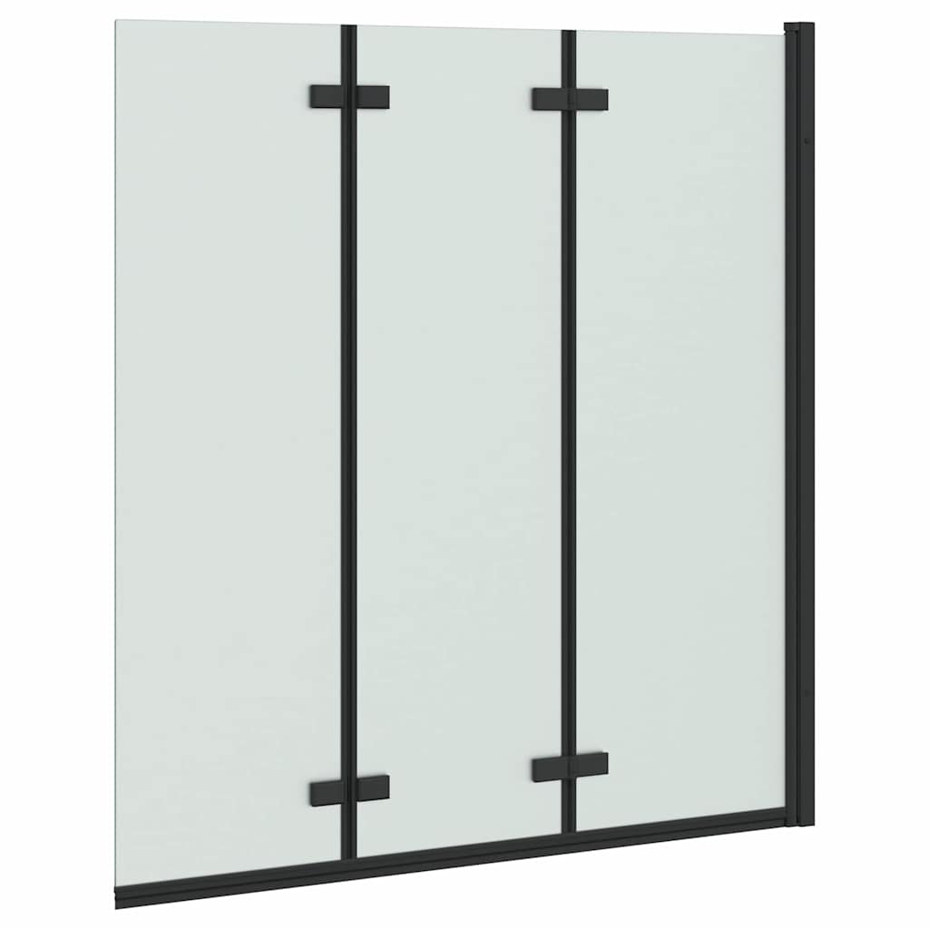 Faltbare Duschkabine Schwarz 130 x 138 cm
