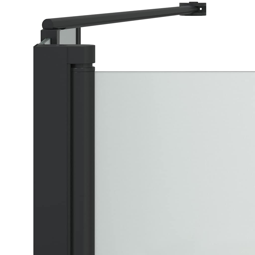 Bad-Duschschirm Schwarz 120 x 68 x 130 cm