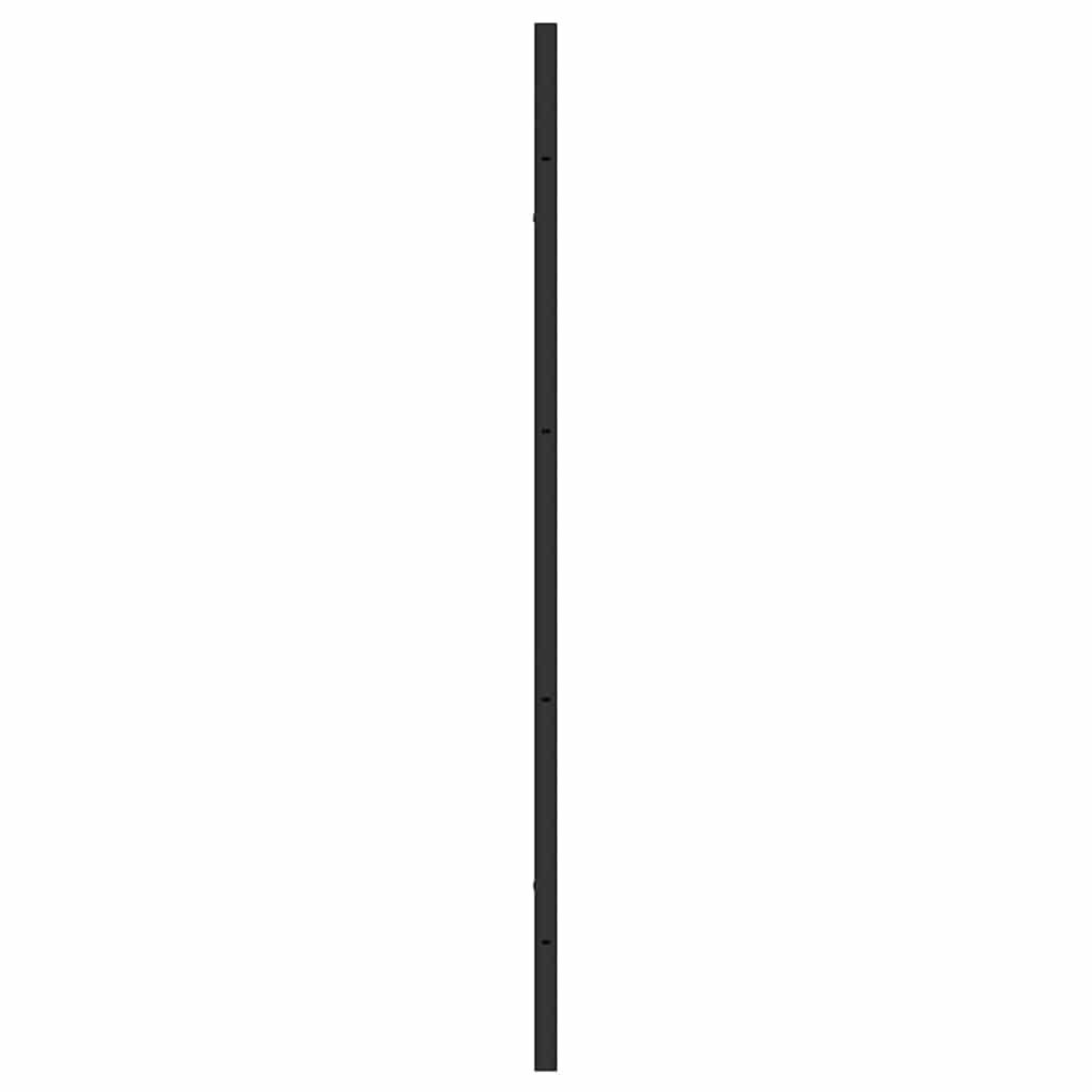 Bad-Duschschirm Schwarz 68 x 130 cm Gehärtetes Glas