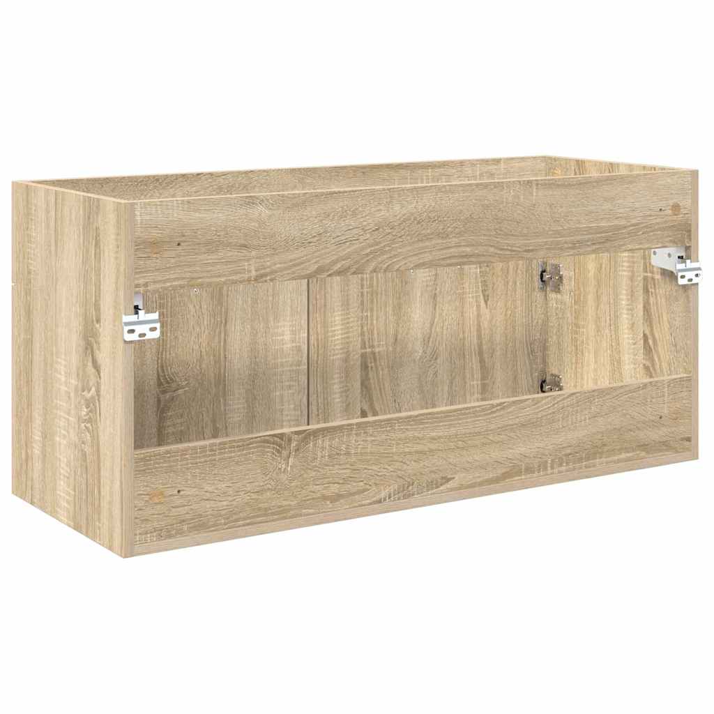 Waschbeckenunterschrank Sonoma-Eiche Holzwerkstoff