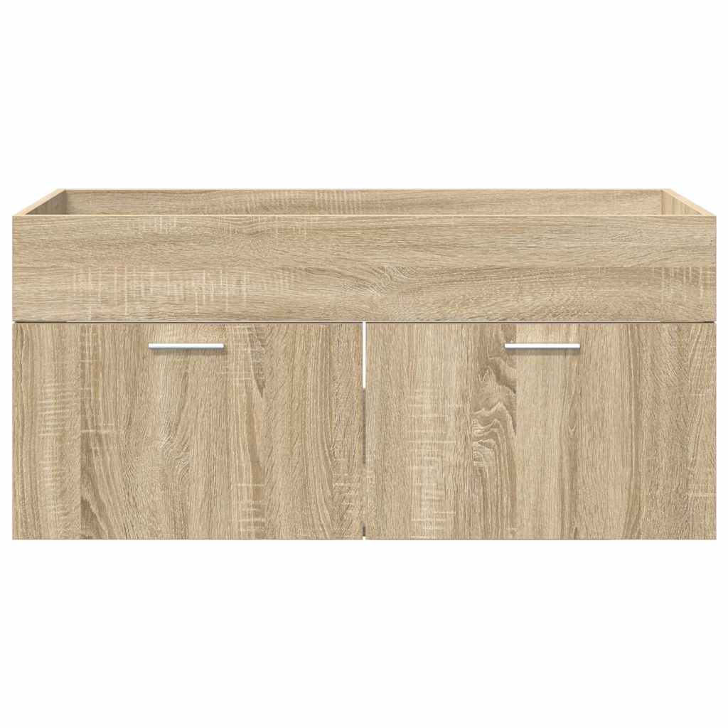 Waschbeckenunterschrank Sonoma-Eiche Holzwerkstoff