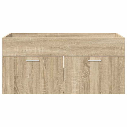 Waschbeckenunterschrank Sonoma-Eiche Holzwerkstoff