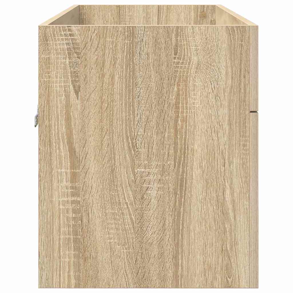 Waschbeckenunterschrank Sonoma-Eiche Holzwerkstoff