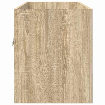 Waschbeckenunterschrank Sonoma-Eiche Holzwerkstoff
