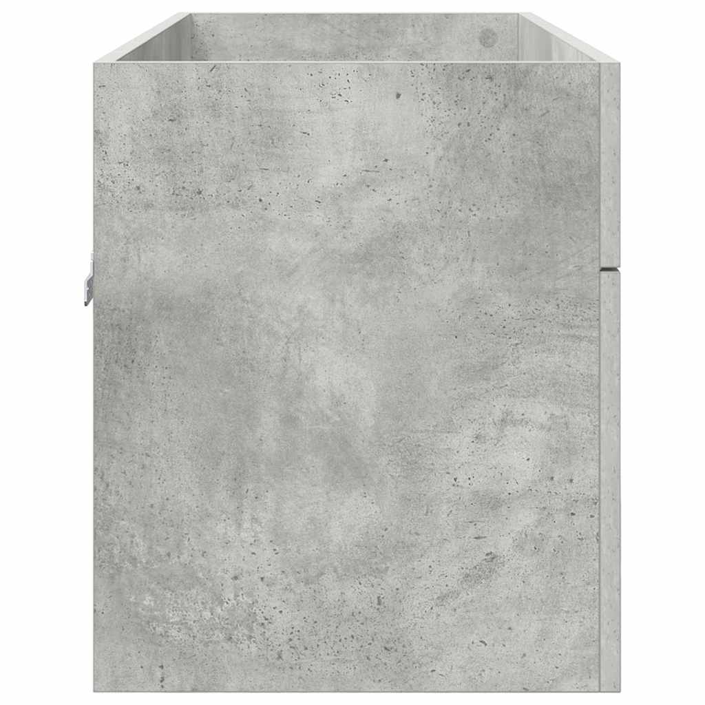 Waschbeckenunterschrank Beton Grau Holzwerkstoff