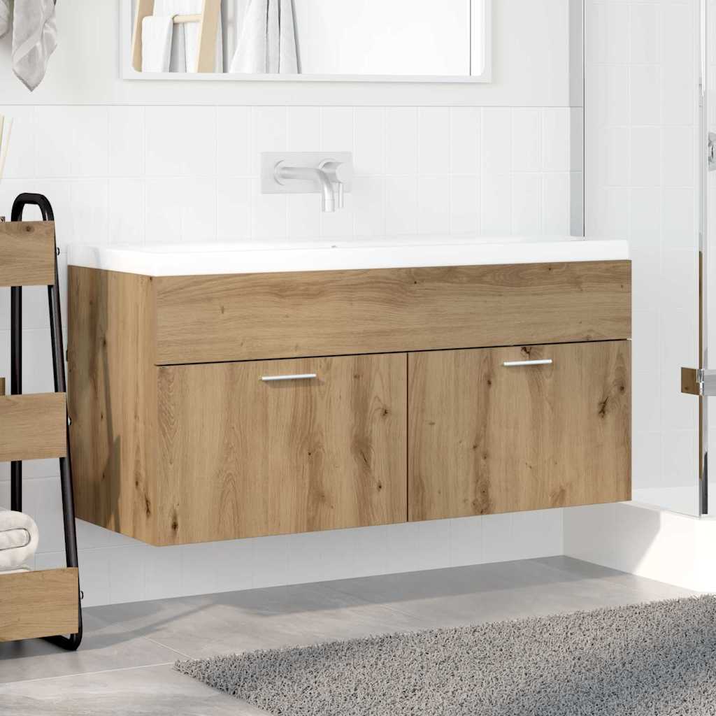 Waschbeckenunterschrank Artisan-Eiche Holzwerkstoff