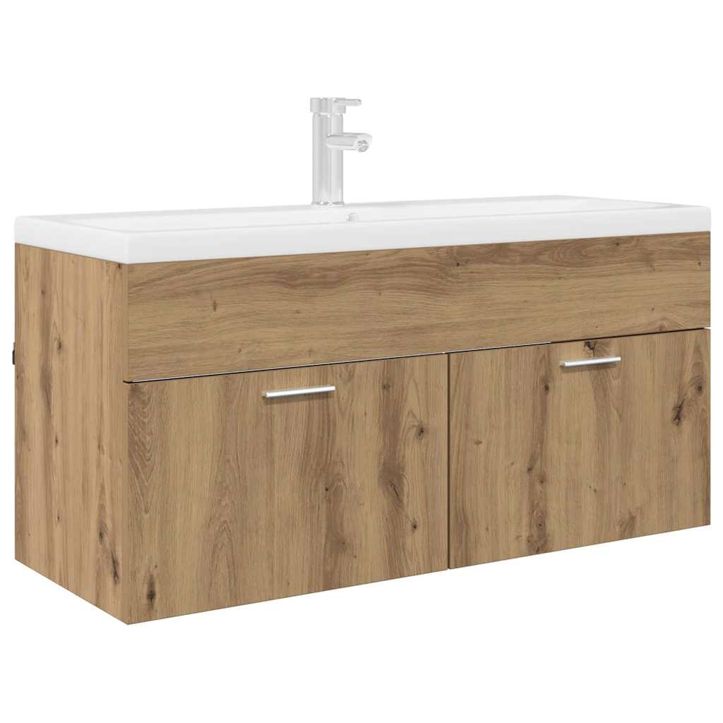 Waschbeckenunterschrank Artisan-Eiche Holzwerkstoff