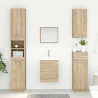 Waschbeckenunterschrank Sonoma-Eiche 38,5 x 41 x 48 cm