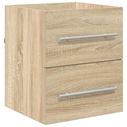 Waschbeckenunterschrank Sonoma-Eiche 38,5 x 41 x 48 cm