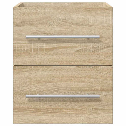Waschbeckenunterschrank Sonoma-Eiche 38,5 x 41 x 48 cm