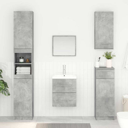Waschbeckenunterschrank Beton Grau 38,5 x 41 x 48 cm
