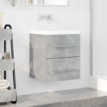 Waschbeckenunterschrank Beton Grau 38,5 x 41 x 48 cm