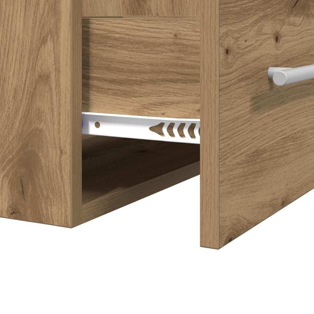 Waschbeckenunterschrank Artisan-Eiche 38,5 x 41 x 48 cm