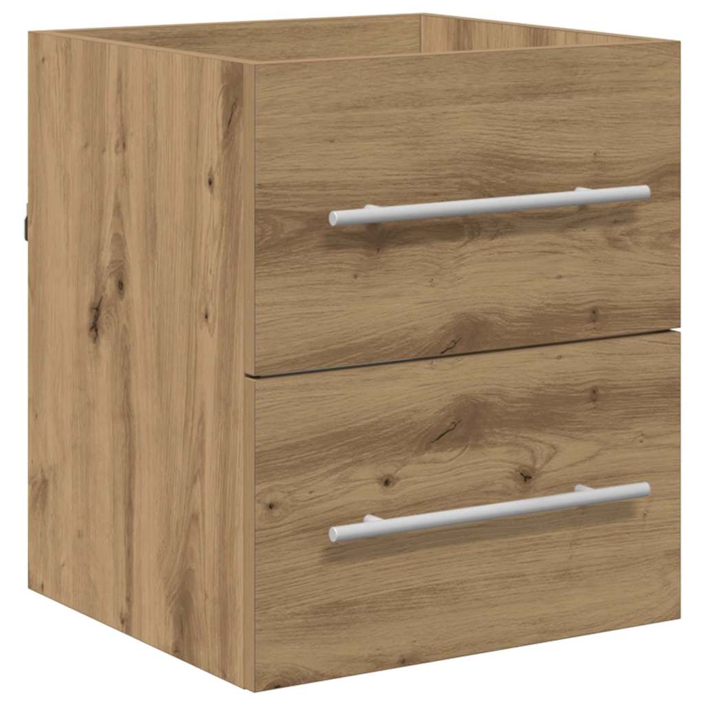 Waschbeckenunterschrank Artisan-Eiche 38,5 x 41 x 48 cm