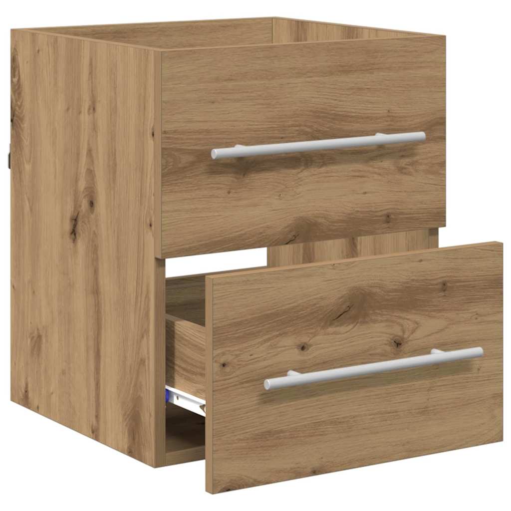 Waschbeckenunterschrank Artisan-Eiche 38,5 x 41 x 48 cm