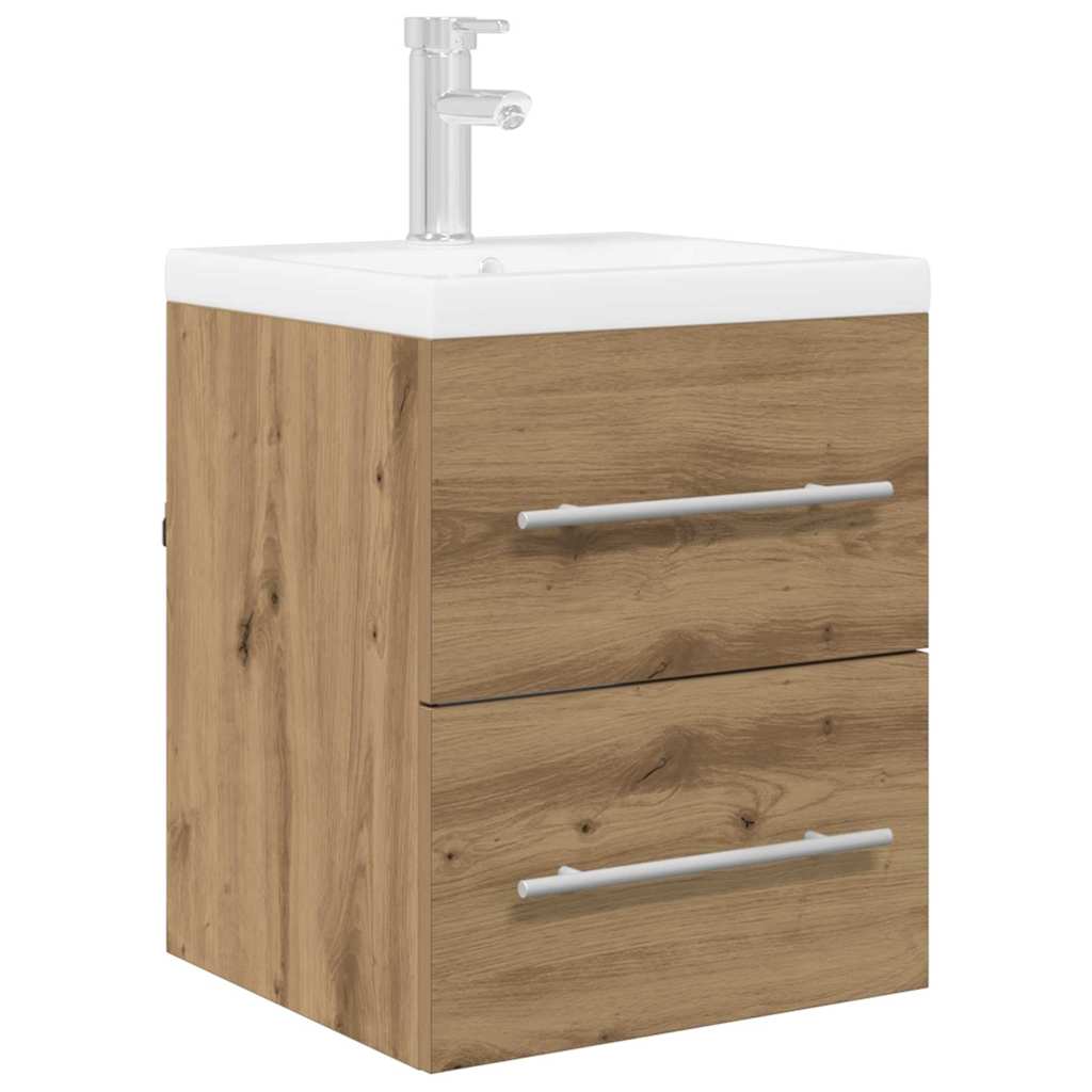 Waschbeckenunterschrank Artisan-Eiche 38,5 x 41 x 48 cm