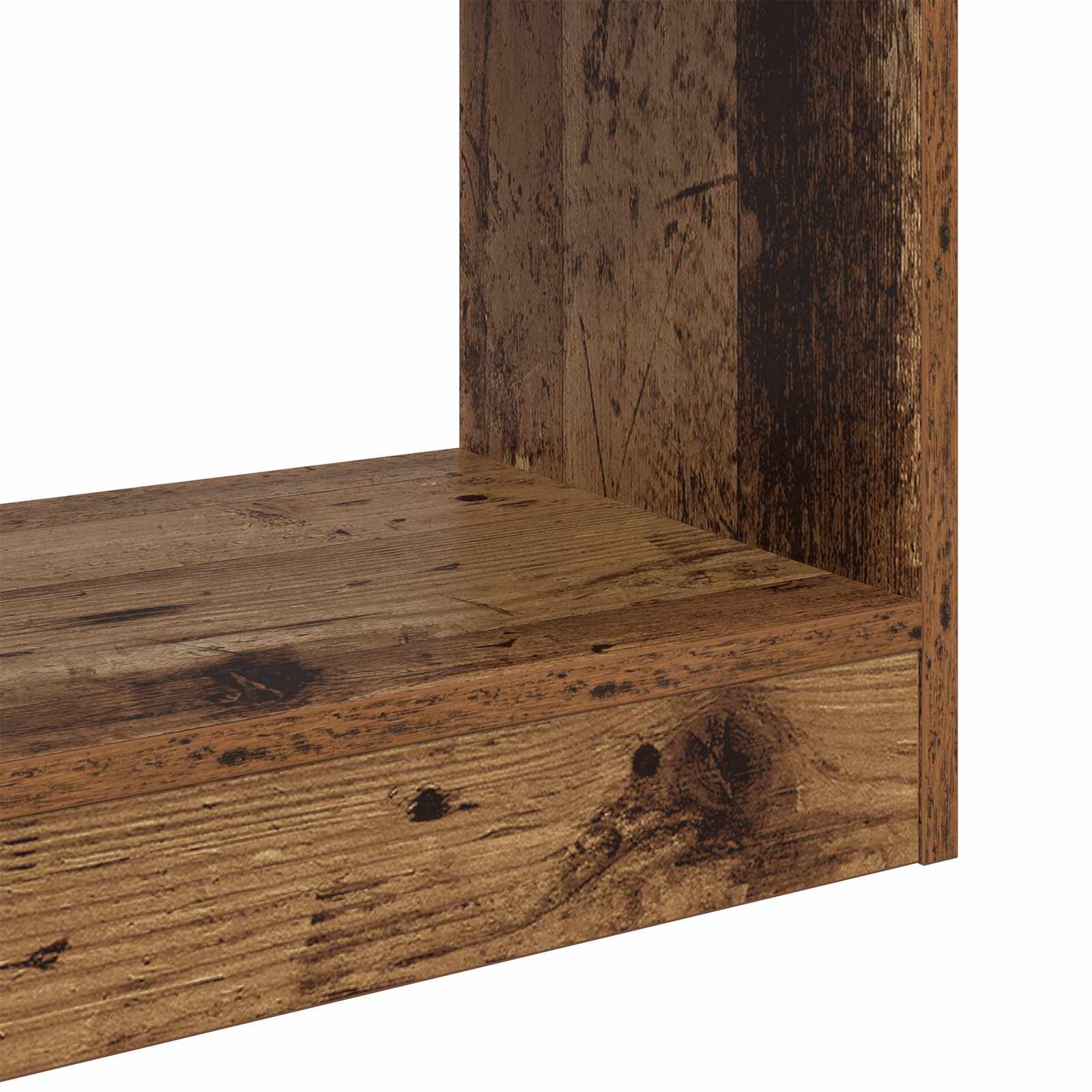 Bücherregal 3 Ebenen 40 x 30 x 103 cm Holzwerkstoff Braun