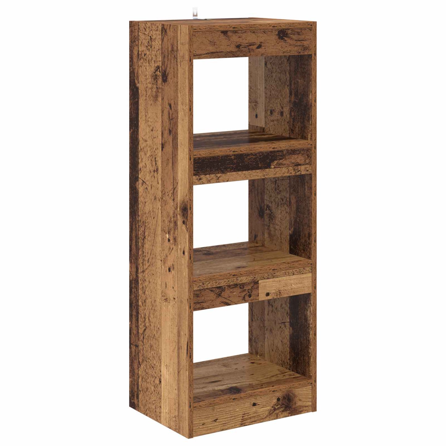 Bücherregal 3 Ebenen 40 x 30 x 103 cm Holzwerkstoff Braun