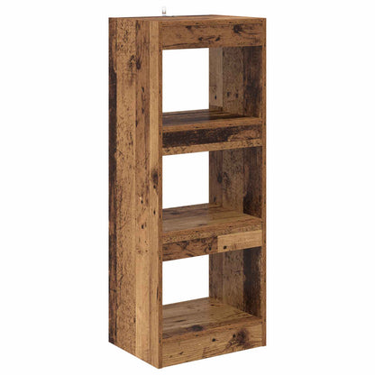 Bücherregal 3 Ebenen 40 x 30 x 103 cm Holzwerkstoff Braun
