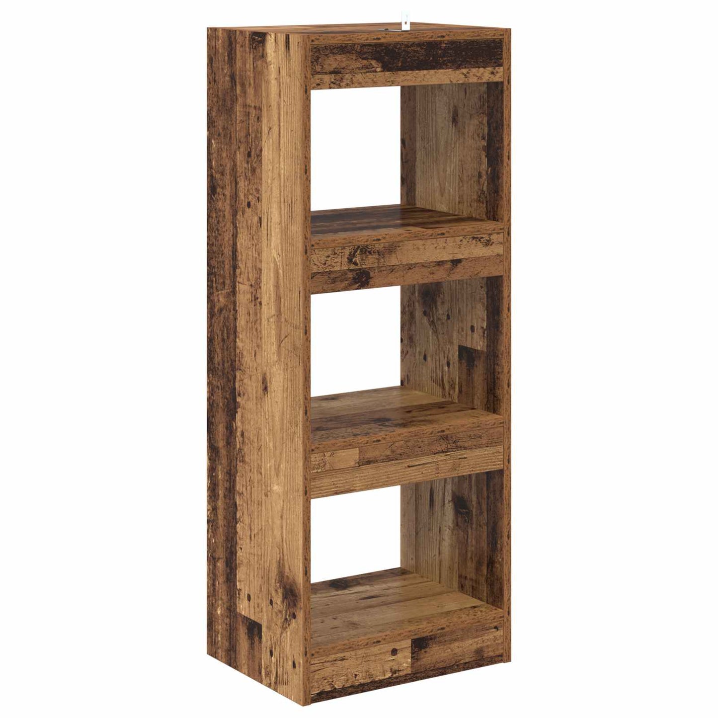 Bücherregal 3 Ebenen 40 x 30 x 103 cm Holzwerkstoff Braun