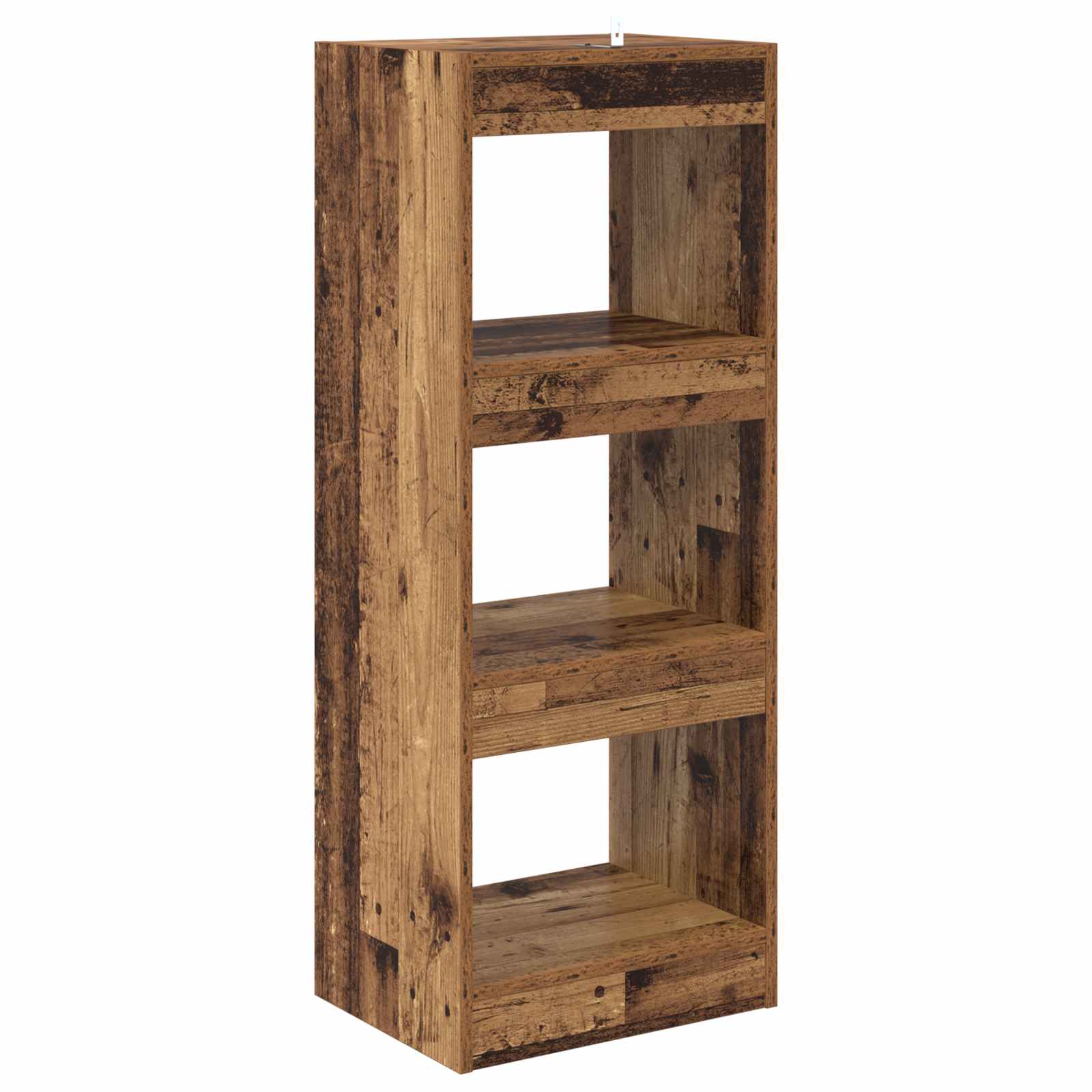 Bücherregal 3 Ebenen 40 x 30 x 103 cm Holzwerkstoff Braun
