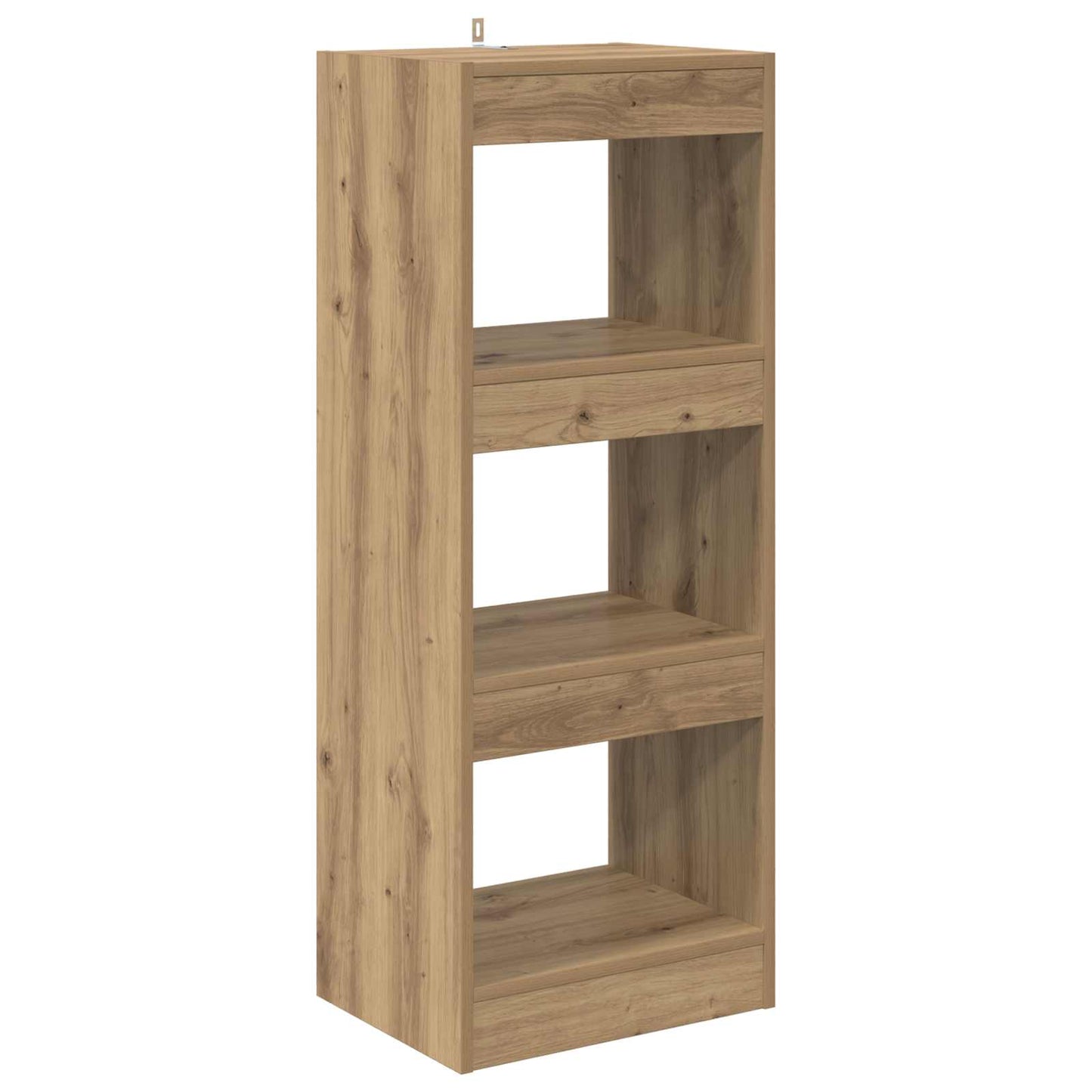 Bücherregal 3 Ebenen 37 x 30 x 103 cm Holzwerkstoff Braun