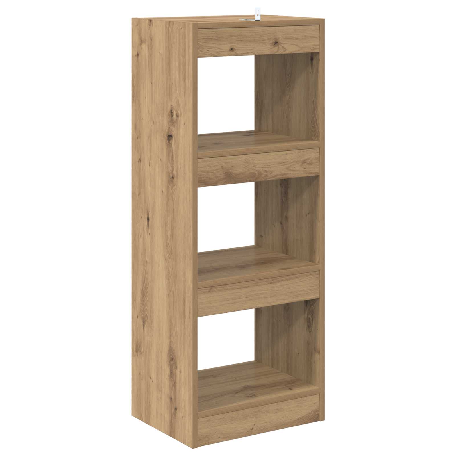 Bücherregal 3 Ebenen 37 x 30 x 103 cm Holzwerkstoff Braun