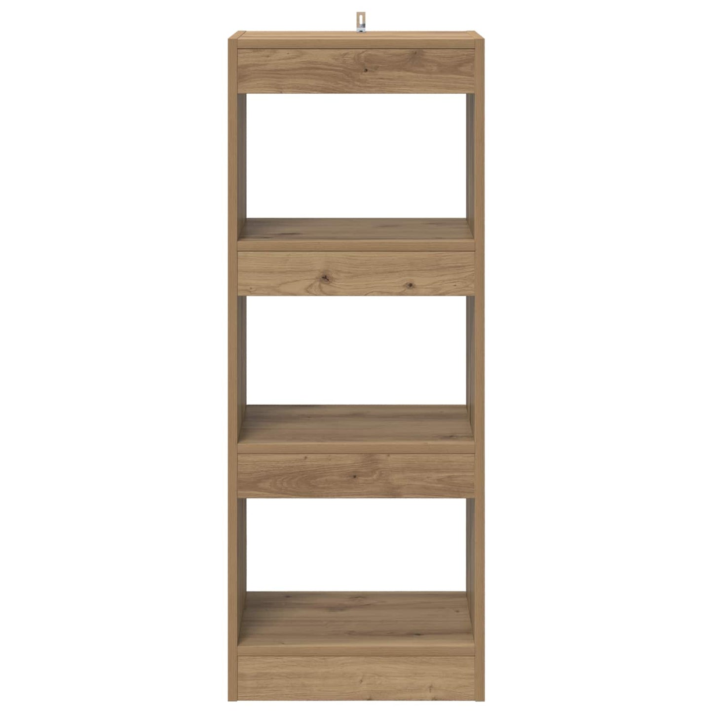 Bücherregal 3 Ebenen 37 x 30 x 103 cm Holzwerkstoff Braun