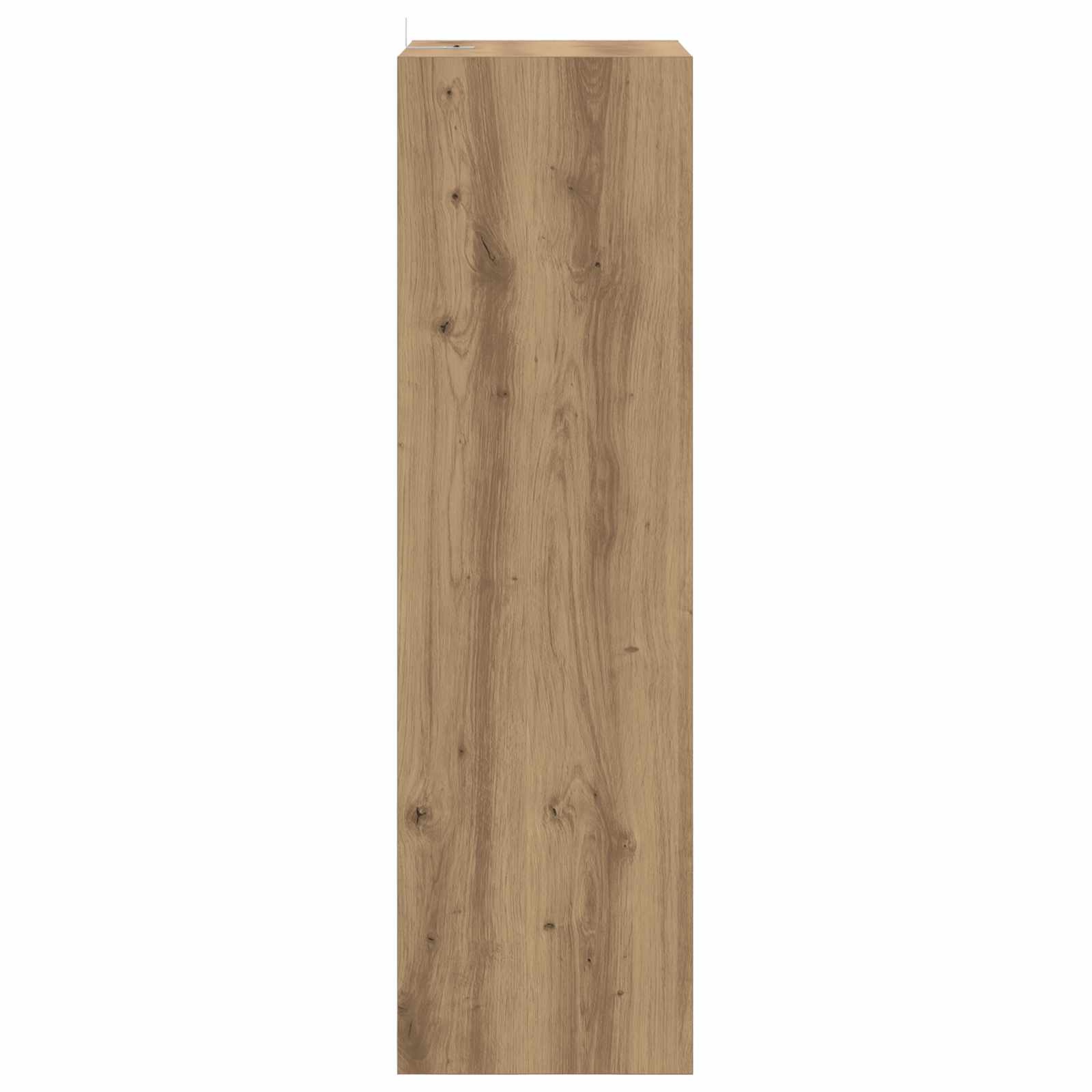 Bücherregal 3 Ebenen 37 x 30 x 103 cm Holzwerkstoff Braun