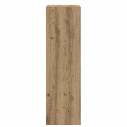 Bücherregal 3 Ebenen 37 x 30 x 103 cm Holzwerkstoff Braun