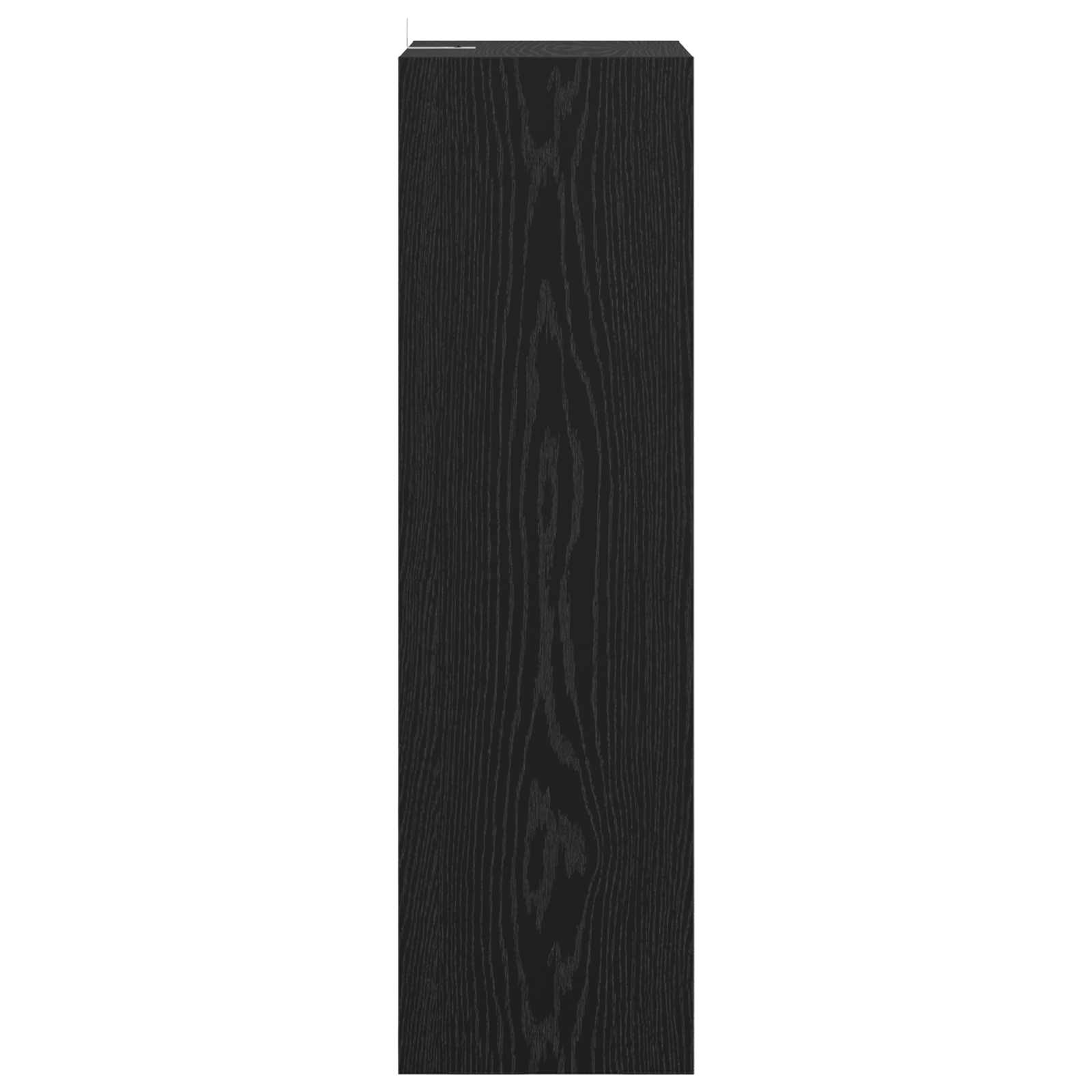 Bücherregal 3 Ebenen 37 x 30 x 103 cm Holzwerkstoff Schwarz