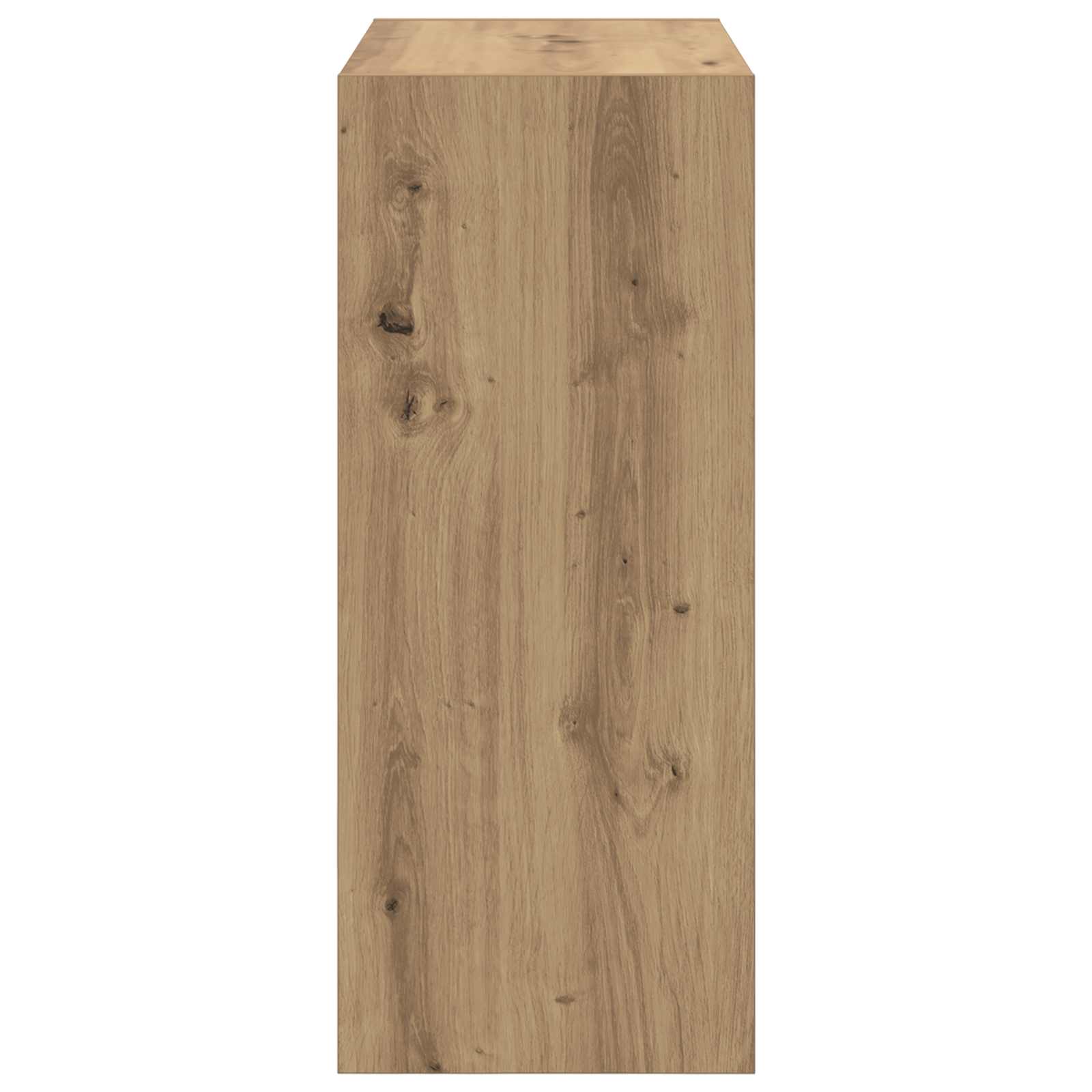 Bücherregal 2 Ebenen 60 x 30 x 72 cm Holzwerkstoff
