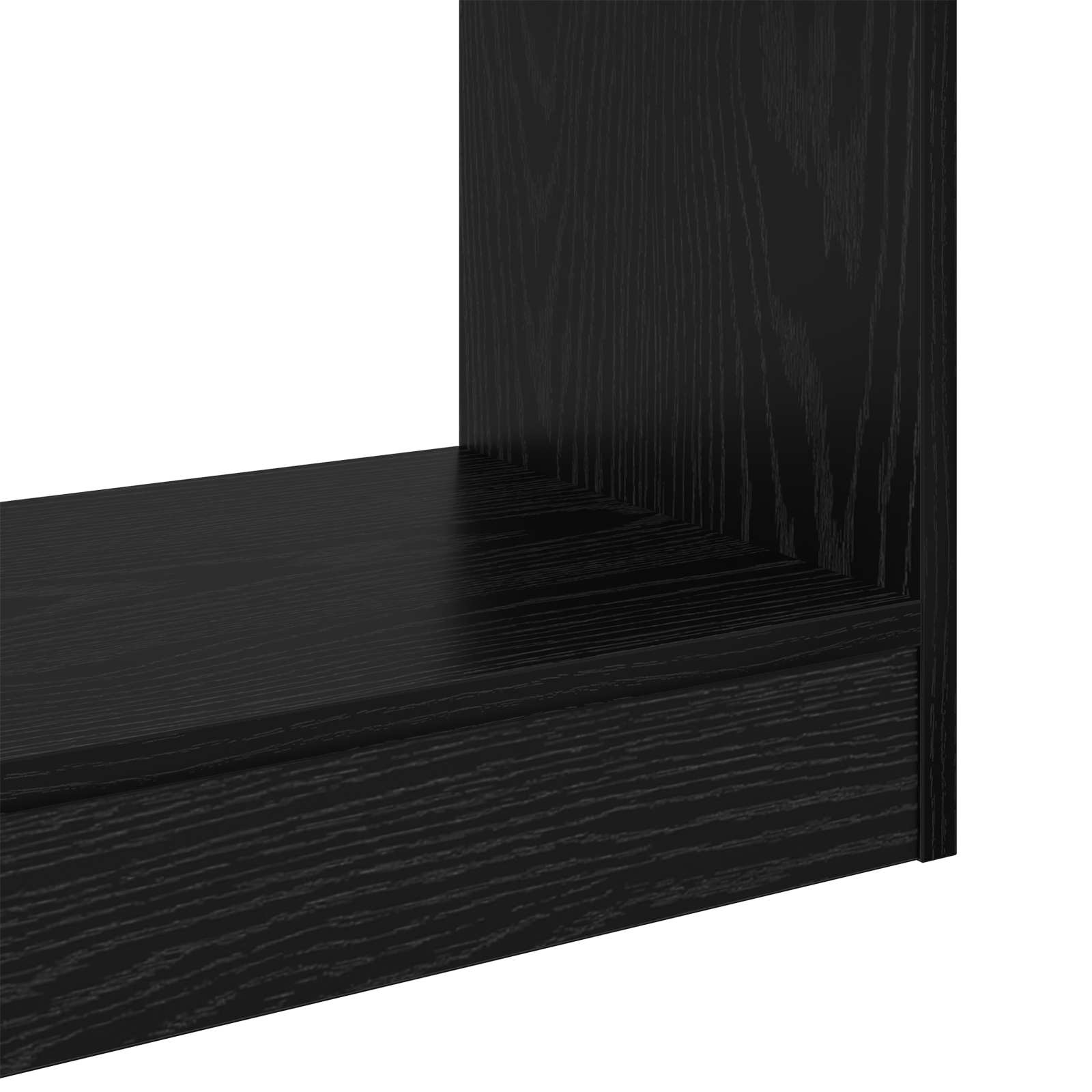Bücherregal 2 Ebenen 60 x 30 x 72 cm Holzwerkstoff