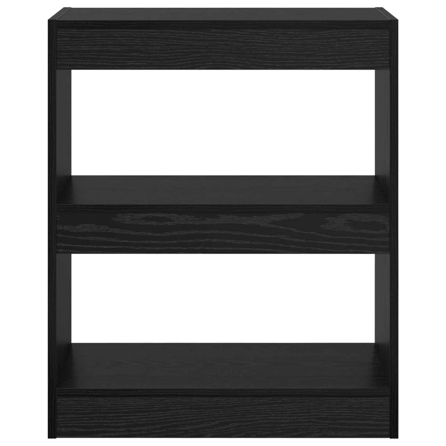 Bücherregal 2 Ebenen 60 x 30 x 72 cm Holzwerkstoff