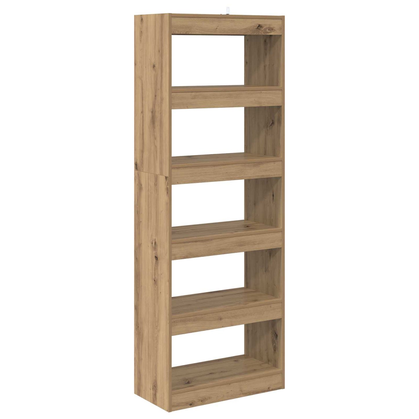 Bücherregal 5 Ebenen 60 x 30 x 166 cm Holzwerkstoff