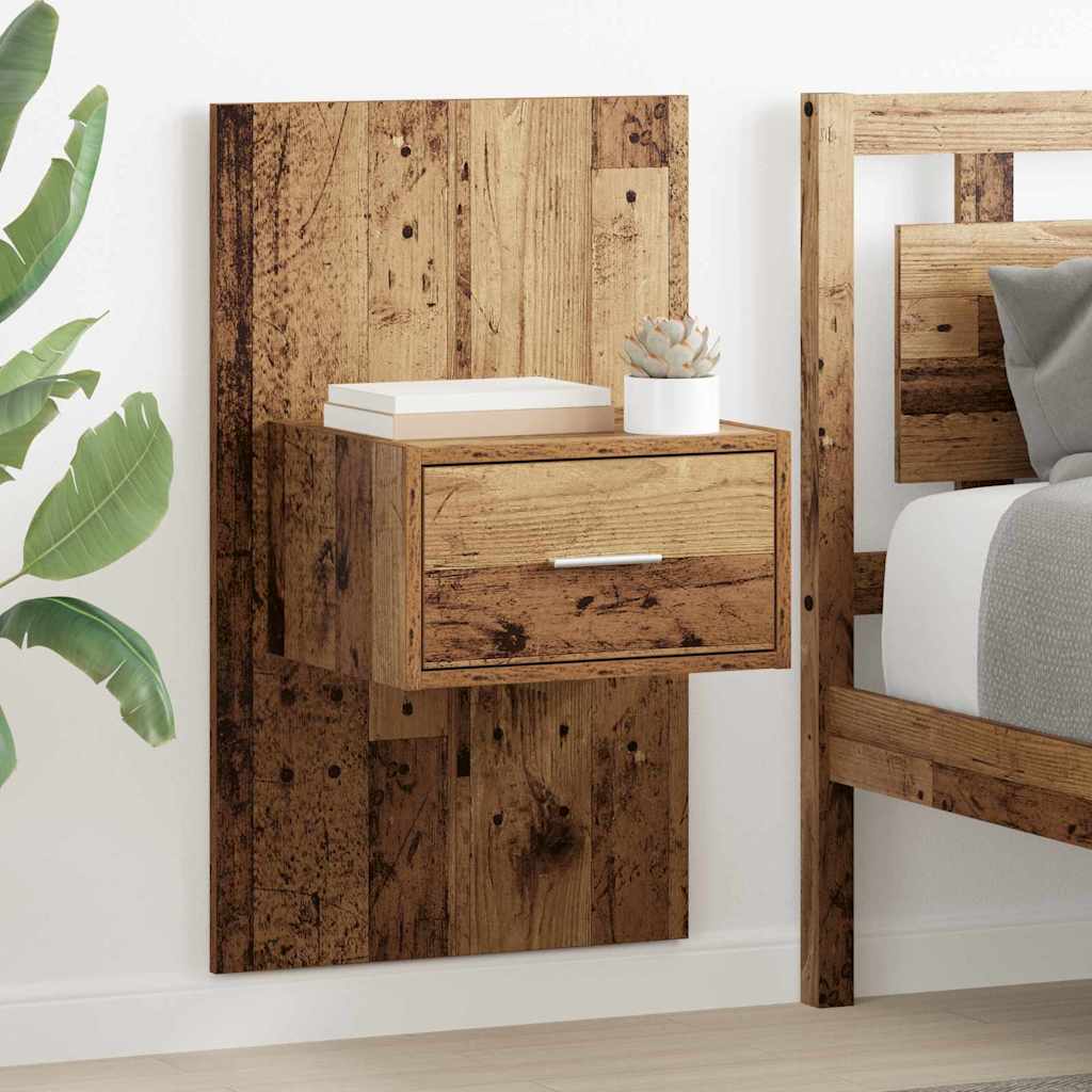 Nachttisch 2 stk. Altholz 50 x 32,5 x 80cm Holzwerkstoff