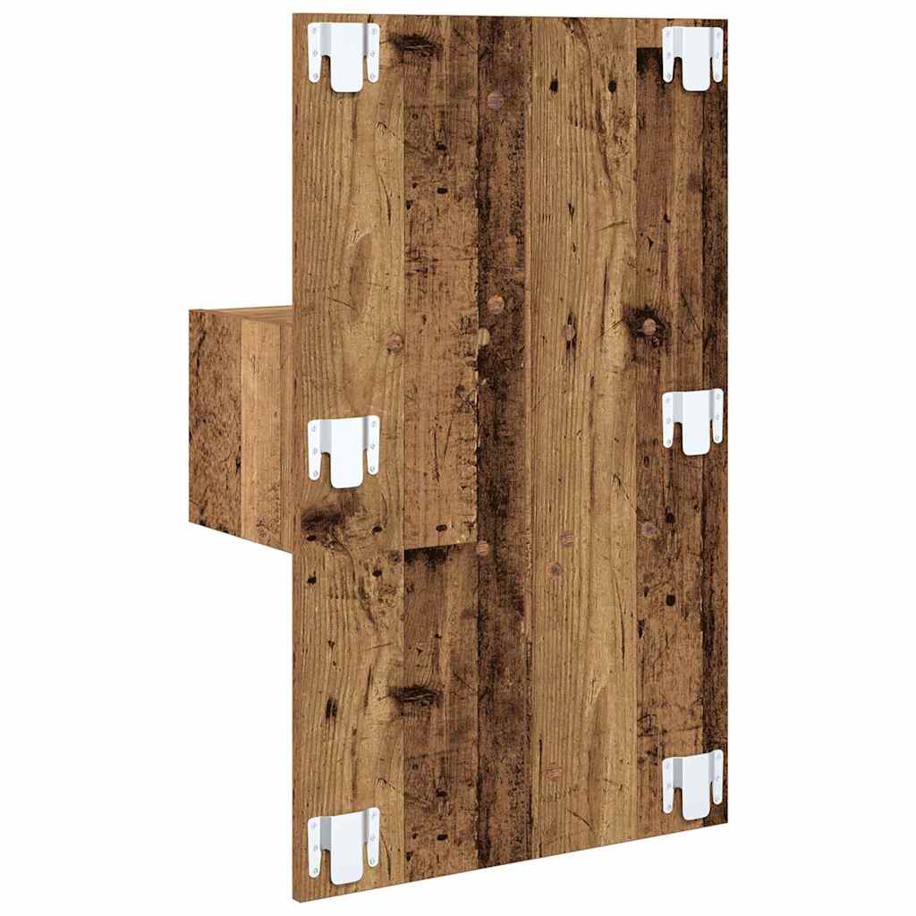 Nachttisch 2 stk. Altholz 50 x 32,5 x 80cm Holzwerkstoff